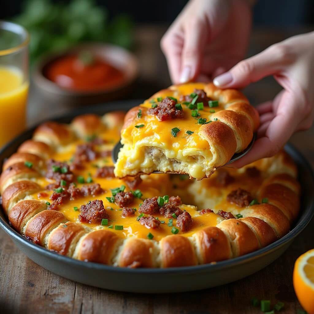 Crescent Roll Breakfast Casserole