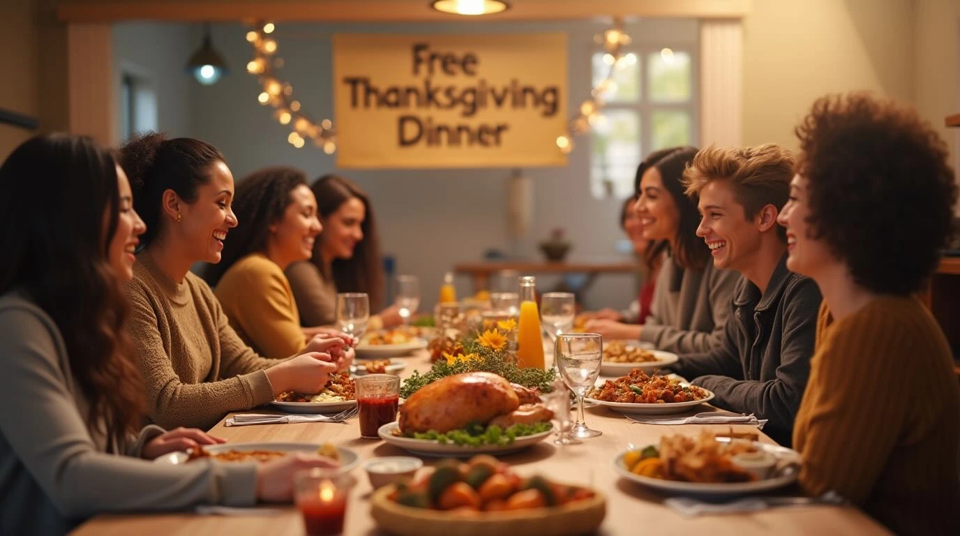 Free thanksgiving dinner near me