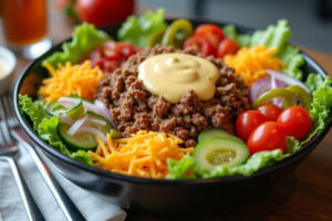 Healthy Burger Bowl Recipe: A Guilt-Free, Flavorful Delight