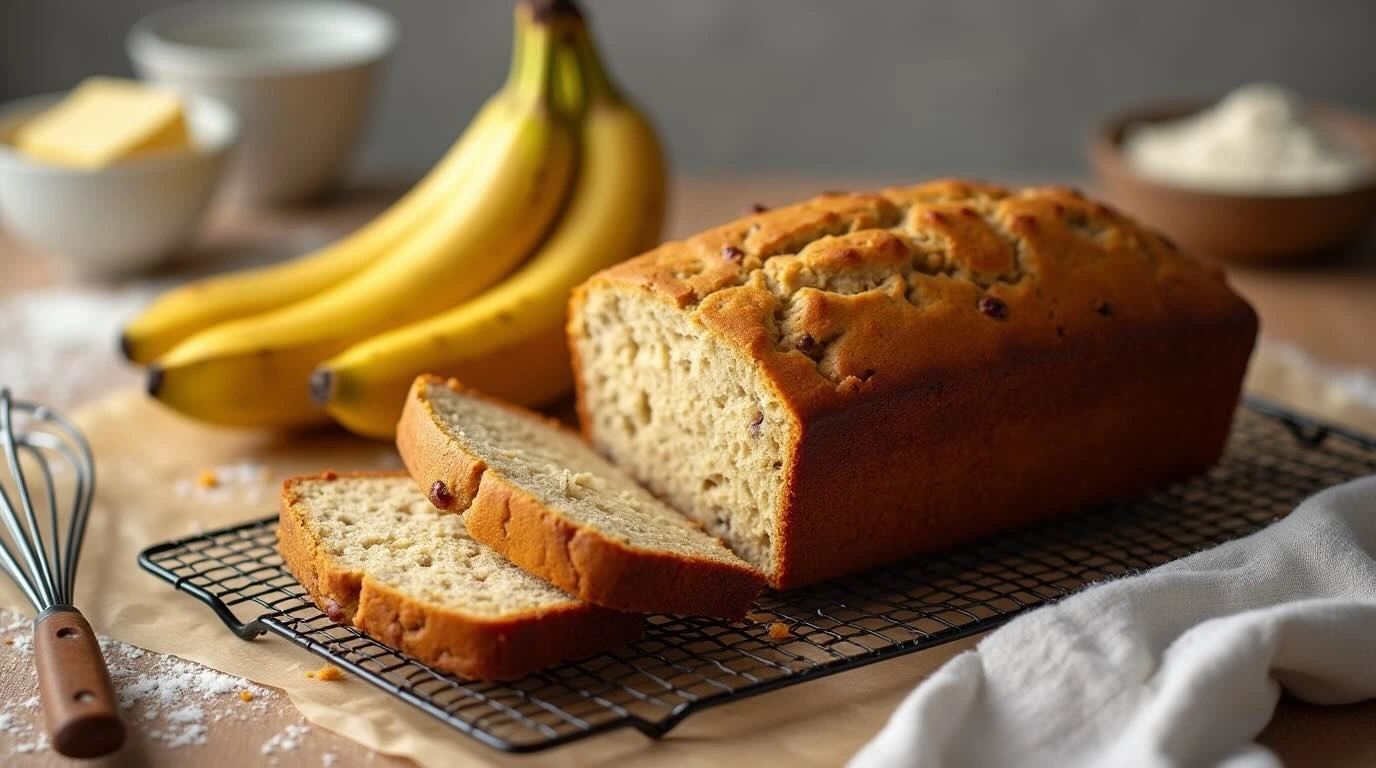 Banana Bread Recipe 2 Bananas