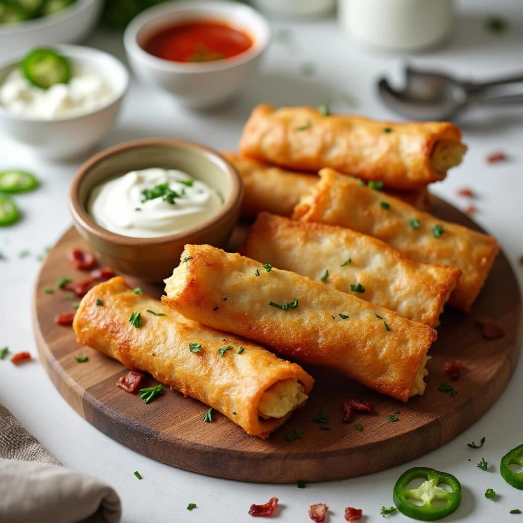 Jalapeno Popper Egg Rolls