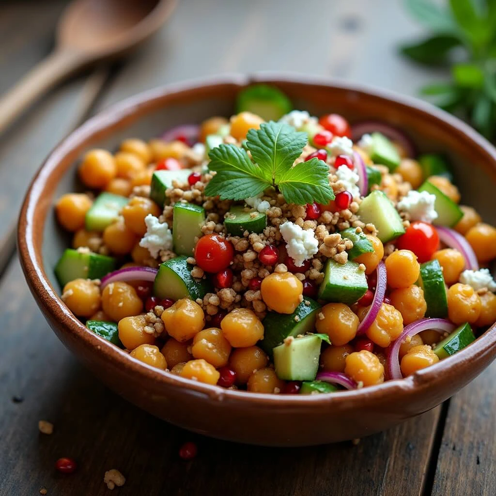 Moroccan Spiced Chickpea Salad 