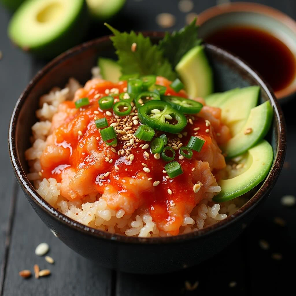 Salmon Roe Rice Bowl