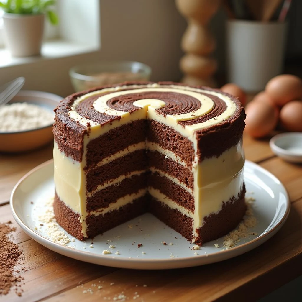 Zebra cake