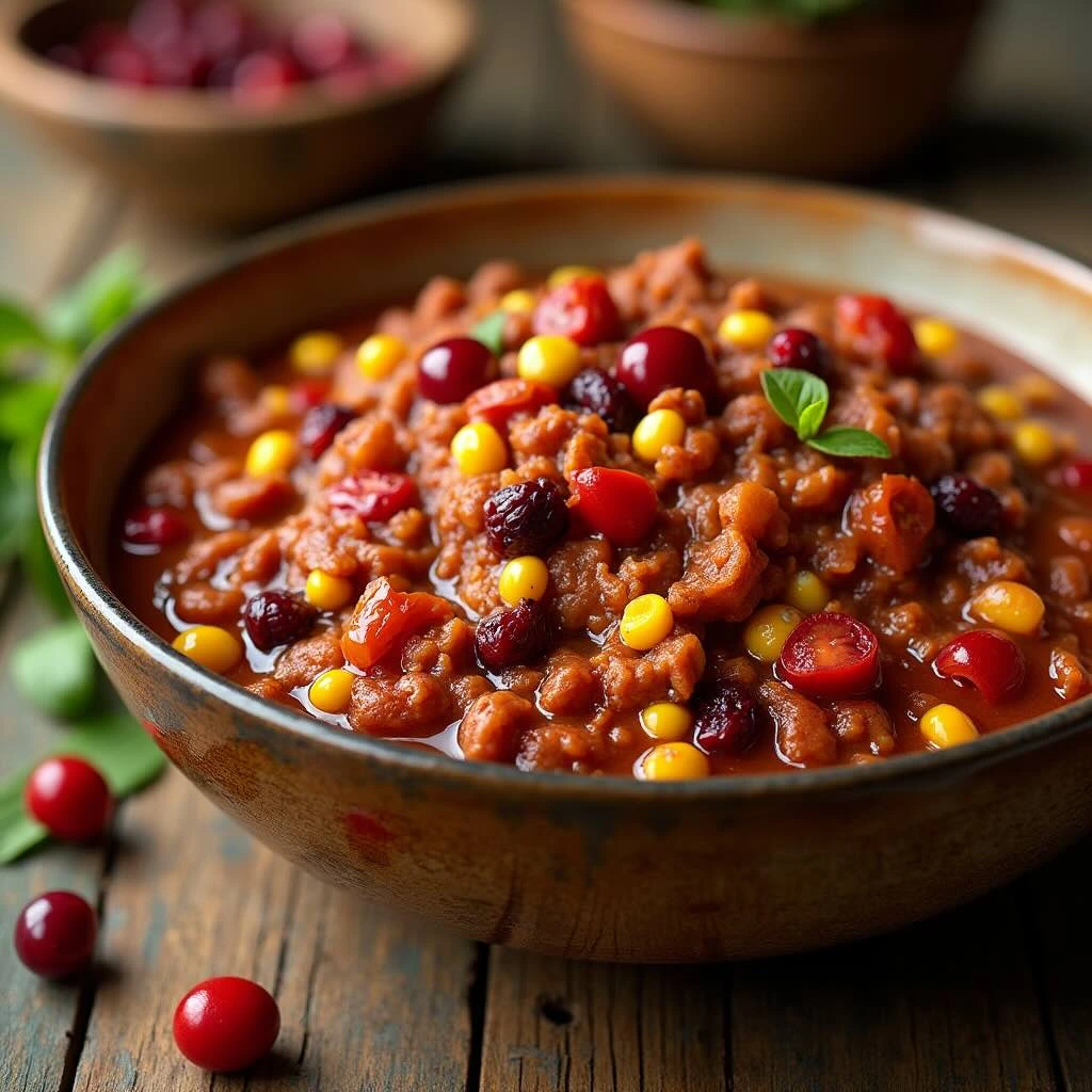 Cranberry Turkey Chili